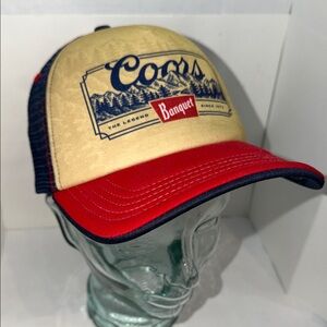 Nearly Brand New Coors Banquet Trucker Hat